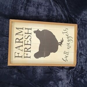 NWT Rustic Wooden sign